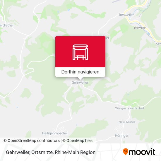 Gehrweiler, Ortsmitte Karte