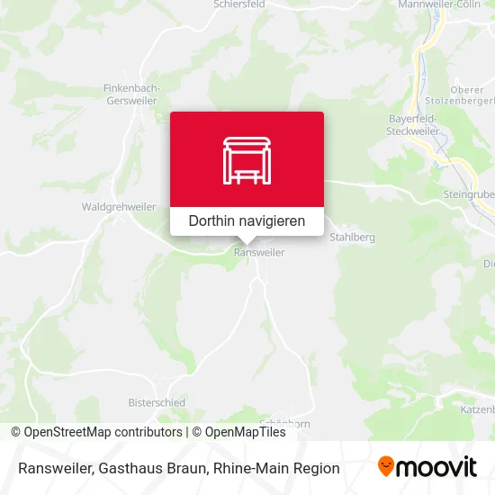 Ransweiler, Gasthaus Braun Karte