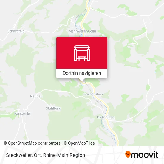 Steckweiler, Ort Karte