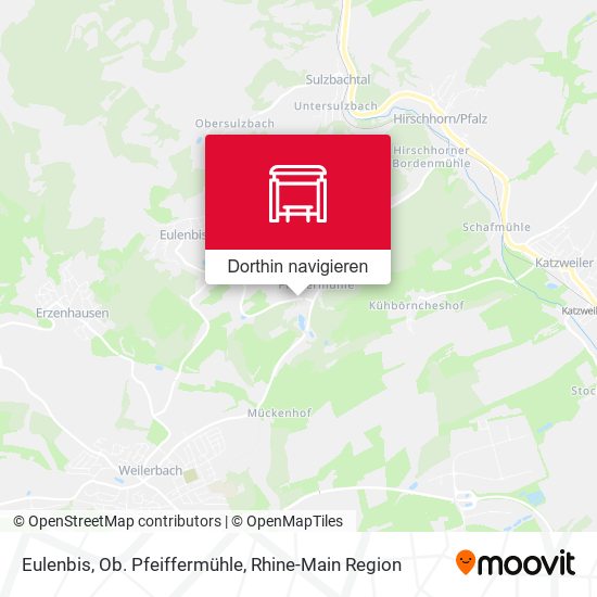 Eulenbis, Ob. Pfeiffermühle Karte