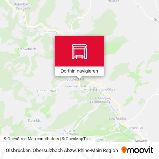 Olsbrücken, Obersulzbach Abzw Karte