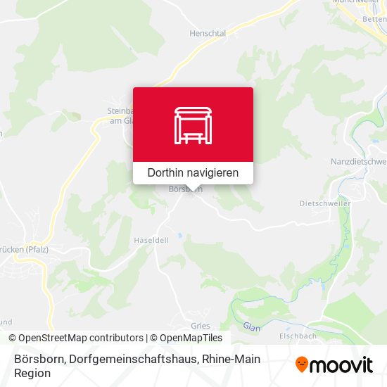 Börsborn, Dorfgemeinschaftshaus Karte