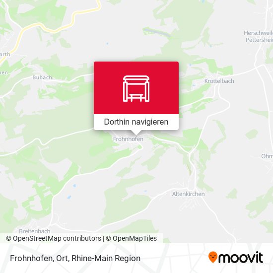 Frohnhofen, Ort Karte