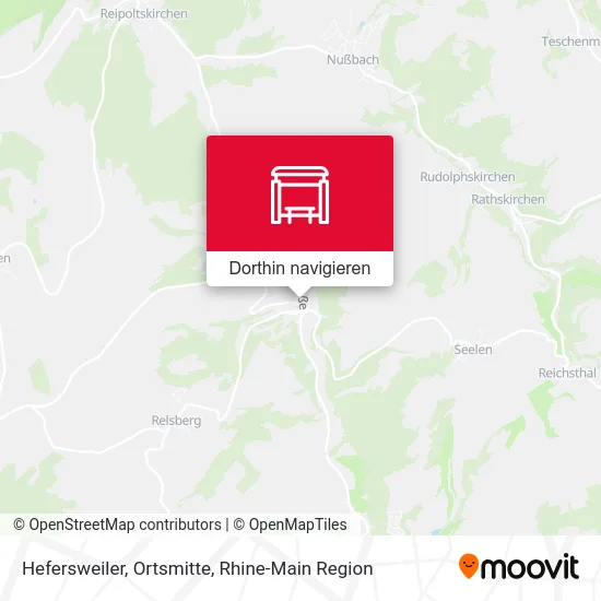 Hefersweiler, Ortsmitte Karte