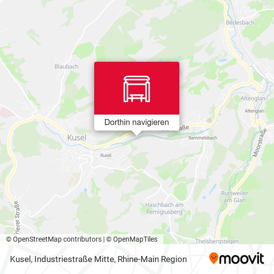 Kusel, Industriestraße Mitte Karte