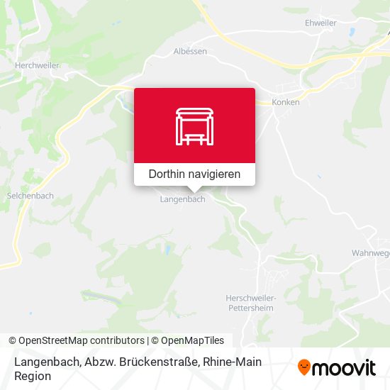 Langenbach, Abzw. Brückenstraße Karte
