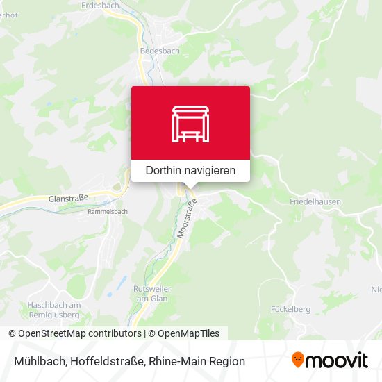 Mühlbach, Hoffeldstraße Karte