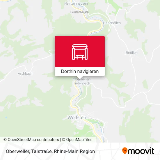 Oberweiler, Talstraße Karte