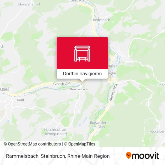 Rammelsbach, Steinbruch Karte