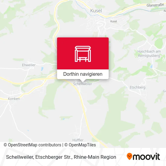 Schellweiler, Etschberger Str. Karte