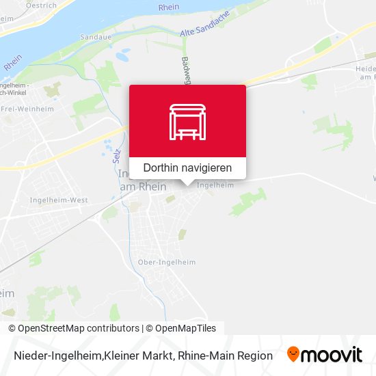 Nieder-Ingelheim,Kleiner Markt Karte