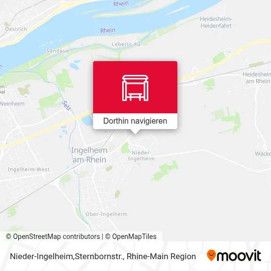 Nieder-Ingelheim,Sternbornstr. Karte