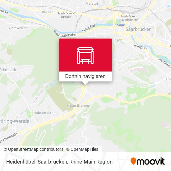 Heidenhübel, Saarbrücken Karte