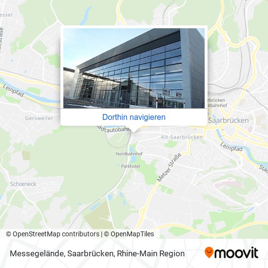 Messegelände, Saarbrücken Karte