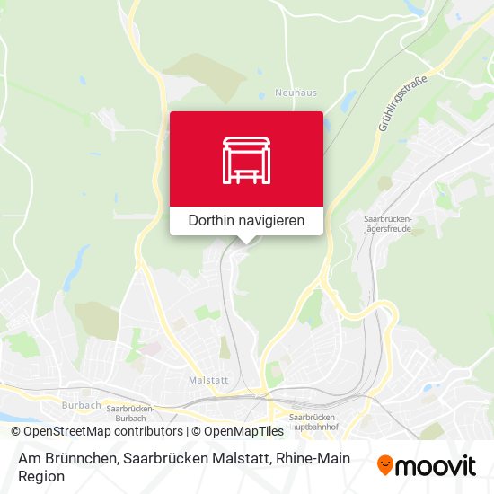 Am Brünnchen, Saarbrücken Malstatt Karte