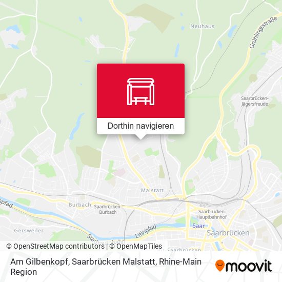 Am Gilbenkopf, Saarbrücken Malstatt Karte