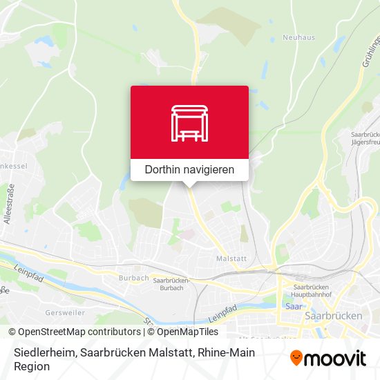 Siedlerheim, Saarbrücken Malstatt Karte