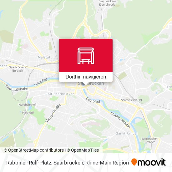 Rabbiner-Rülf-Platz, Saarbrücken Karte