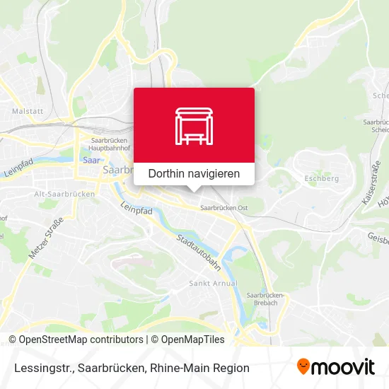 Lessingstr., Saarbrücken Karte