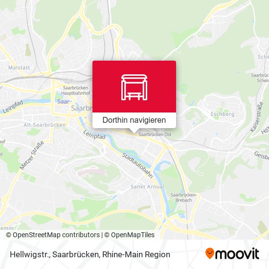 Hellwigstr., Saarbrücken Karte