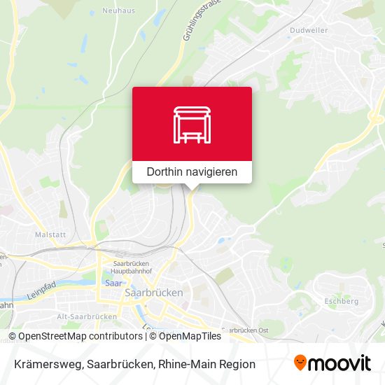 Krämersweg, Saarbrücken Karte