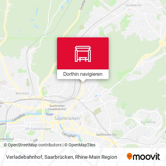 Verladebahnhof, Saarbrücken Karte
