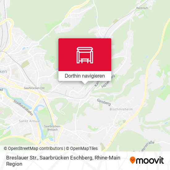 Breslauer Str., Saarbrücken Eschberg Karte