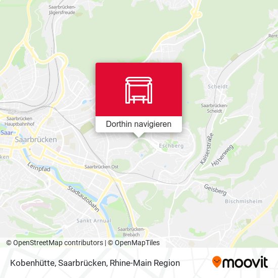 Kobenhütte, Saarbrücken Karte