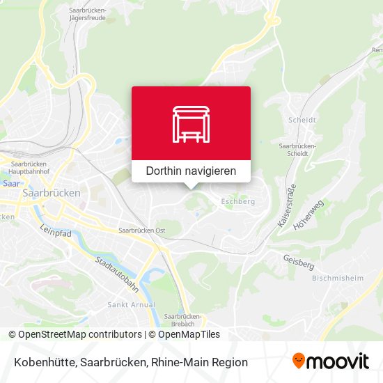 Kobenhütte, Saarbrücken Karte