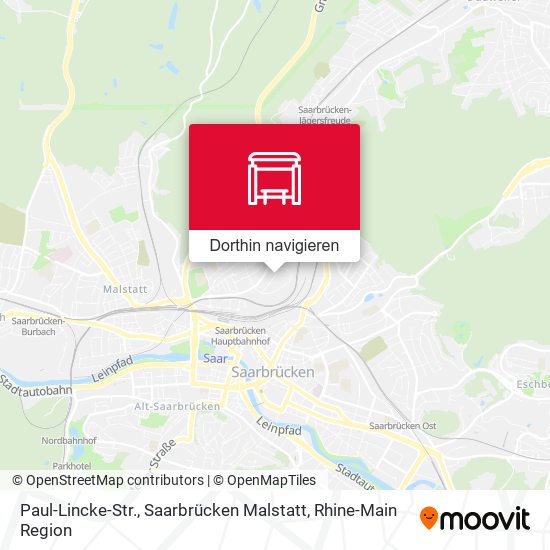 Paul-Lincke-Str., Saarbrücken Malstatt Karte