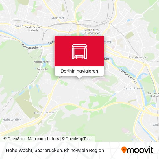 Hohe Wacht, Saarbrücken Karte