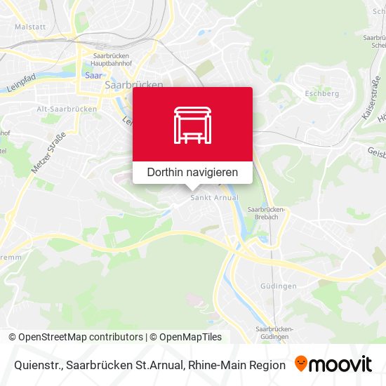 Quienstr., Saarbrücken St.Arnual Karte