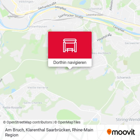 Am Bruch, Klarenthal Saarbrücken Karte