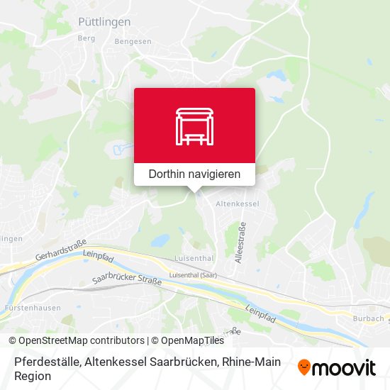 Pferdeställe, Altenkessel Saarbrücken Karte