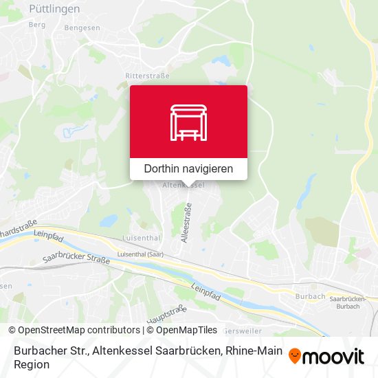 Burbacher Str., Altenkessel Saarbrücken Karte