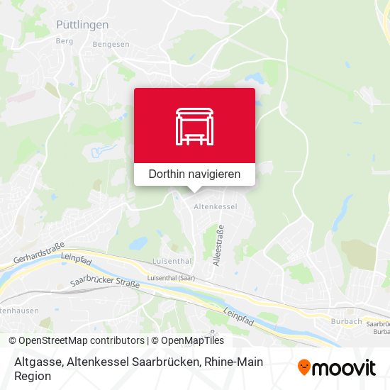 Altgasse, Altenkessel Saarbrücken Karte