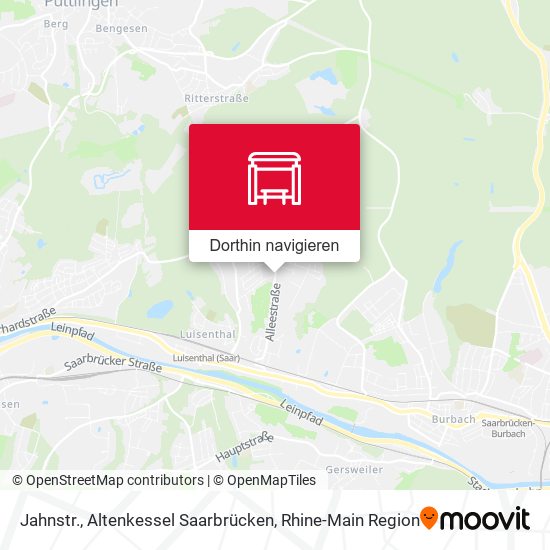 Jahnstr., Altenkessel Saarbrücken Karte