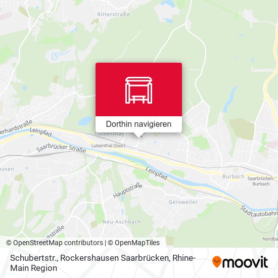 Schubertstr., Rockershausen Saarbrücken Karte
