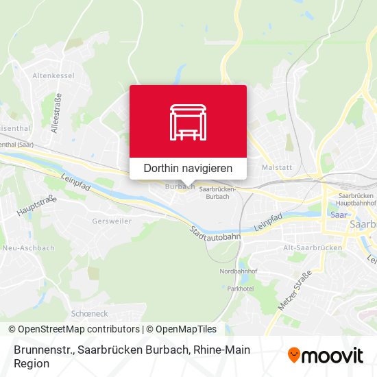 Brunnenstr., Saarbrücken Burbach Karte