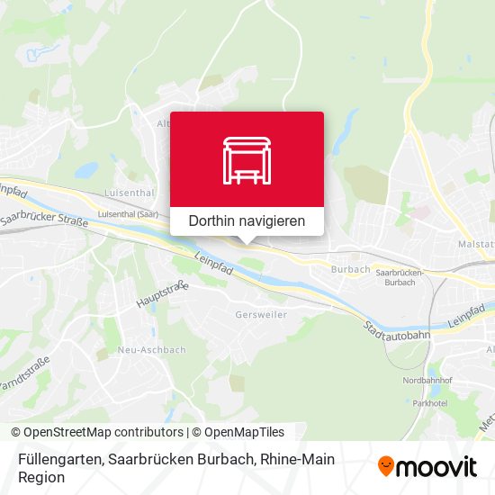 Füllengarten, Saarbrücken Burbach Karte