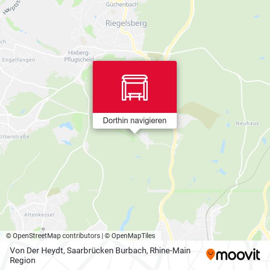Von Der Heydt, Saarbrücken Burbach Karte
