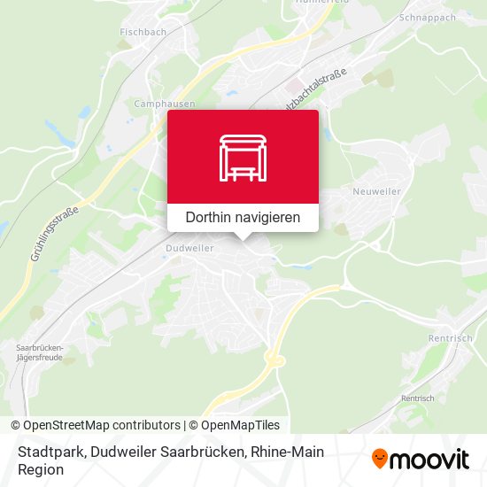 Stadtpark, Dudweiler Saarbrücken Karte