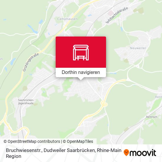 Bruchwiesenstr., Dudweiler Saarbrücken Karte