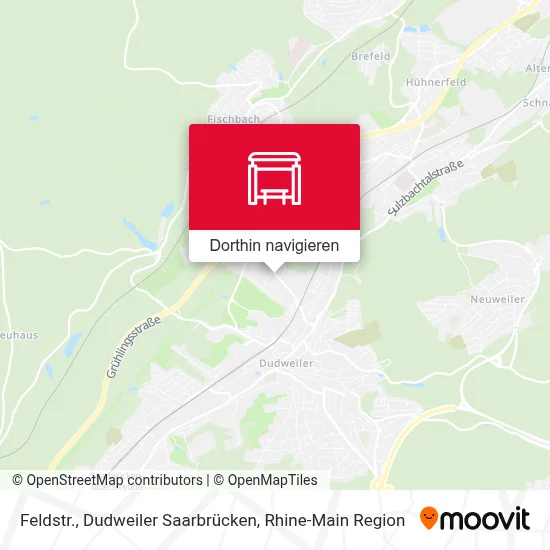 Feldstr., Dudweiler Saarbrücken Karte