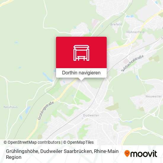 Grühlingshöhe, Dudweiler Saarbrücken Karte