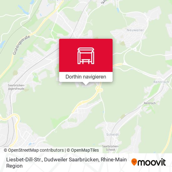 Liesbet-Dill-Str., Dudweiler Saarbrücken Karte