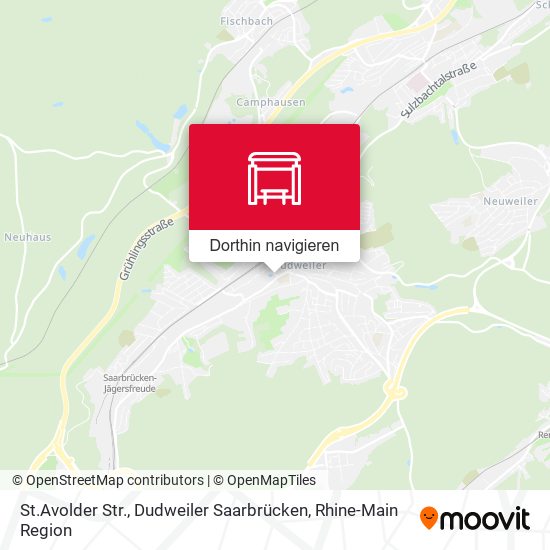 St.Avolder Str., Dudweiler Saarbrücken Karte