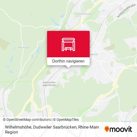 Wilhelmshöhe, Dudweiler Saarbrücken Karte