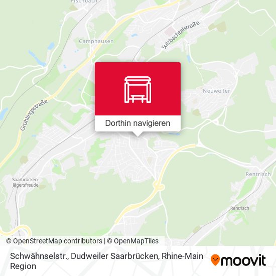 Schwähnselstr., Dudweiler Saarbrücken Karte