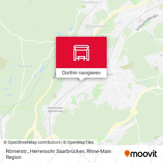Römerstr., Herrensohr Saarbrücken Karte